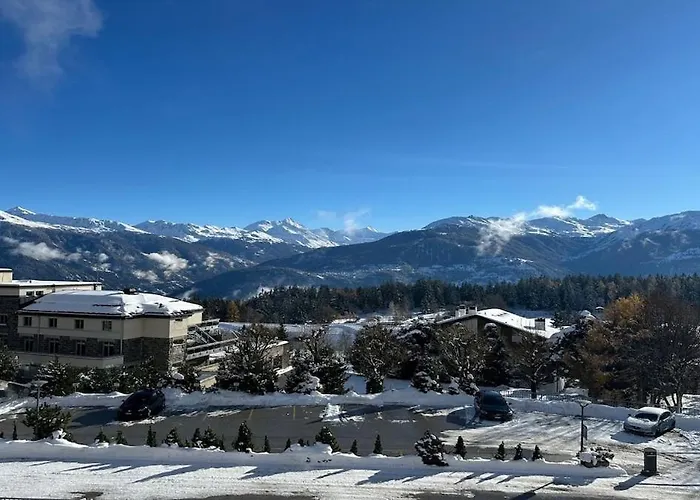 Superbe Avec 2 Avec Vue Imprenable Sur Les Alpes Apartment Crans-Montana