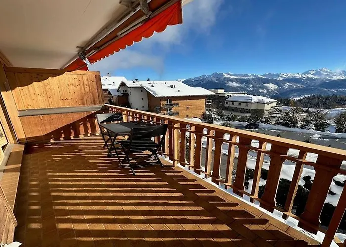 شقة Superbe Avec 2 Avec Vue Imprenable Sur Les Alpes كرانز مونتانا